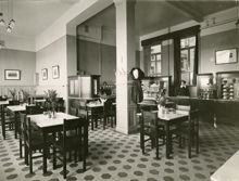 Matsal i restaurang Ejdern
