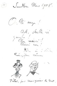 Brev från Carl Larsson till Ernest Thiel
