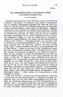 Om arbetarbostäder i Stockholm under 1800-talets senare del / Alf Nordström