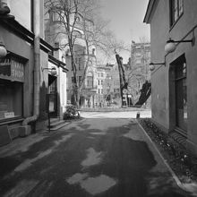 Drottninggatan 88. Centralbadets gårdsfasader