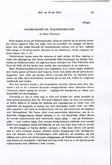 Oljekvarnen på Waldemarsudde / Hans Thoresen