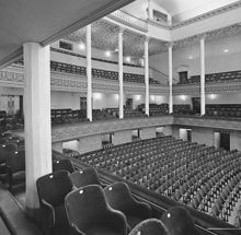 Konserthuset. Salongen med balkonger