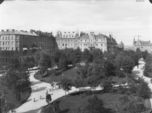 Tegnérlunden mot nord-ost