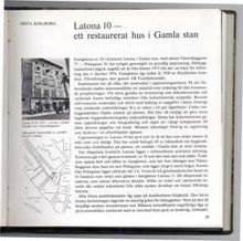 Latona 10 - ett restaurerat hus i Gamla Stan / Brita Kihlborg
