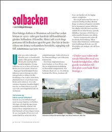 Solbacken - en trädgårdssaga / artikelförfattare: Ingrid Dyhlén-Täckman