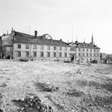 Rivna kv. Hoven mot söder. Hamngatan 19, G.C.I. (Gymnastiska Centralinstitutet)