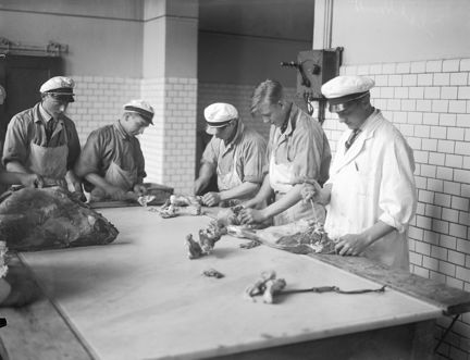 Interiör från Stockholms slakthus