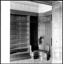 Brahegatan 47-49. Wallenbergs villa. Biblioteket