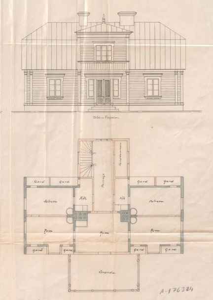 Här bodde Katitzi – ritningar till hus i Tanto från 1880-talet