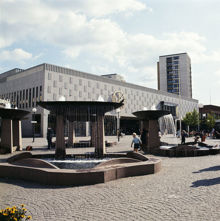 Fontän i Farsta centrum