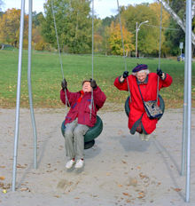 Gungande pensionärer
