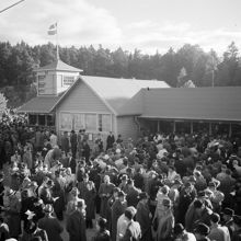 Publik vid Ulriksdals kapplöpningsbana