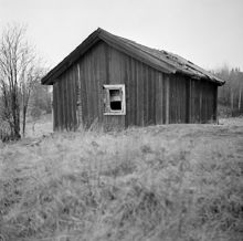 Kilastugan, exteriör. Gavel.