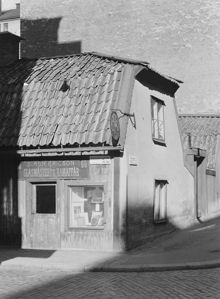 Luntmakargatan 80, hörnet Rehnsgatan. Simon Ericsons Glasmästeri