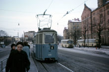 Spårvagnshållplats Skanstull på Ringvägen