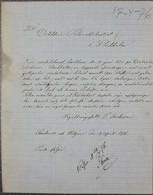 Sundsvallsbo bestulen på Centralstation - brev 1876