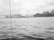 Blasieholmen och Skeppsholmen från Saltsjön