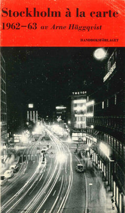 Omslagsbild Stockholm à la carte : 1962-63 