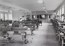 Verkstadslokal - Spånga Yrkesskolor ca 1946