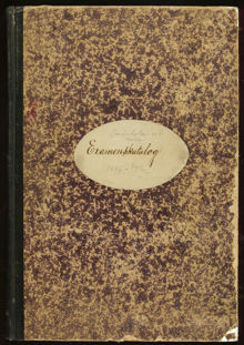Brännkyrka skolarkiv, examenskatalog
