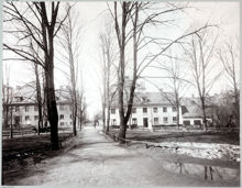 Norra delen av Adolf Fredriks kyrkogård mot Saltmätargatan