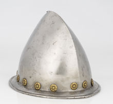 Päronhjälm från 1500-talet.