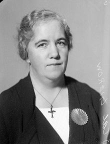 Porträtt av Gierow (kvinna)