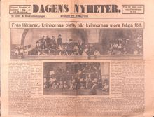 Nederlag för kvinnorna i rösträttsfrågan –  Dagens Nyheter 1912