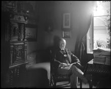 Porträtt av bildhuggare John Börjeson