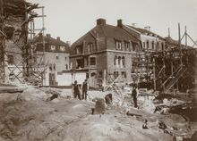 Trädlärkan 9 under uppbyggnad