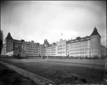 Sofia församlings folkskola vid Skånegatan från Vita Bergen