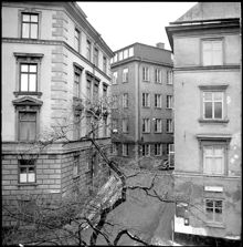 Kv. Venus. Svartmangatan västerut från Södra Benickebrinken