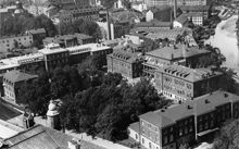 Serafimerlasarettet sett från Stadshustornet