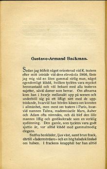 Gustav-Armand Backman / Adolf Hellander