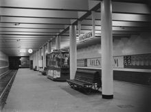 Station Ringvägen. Perrong sedd från söder