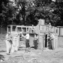 Skrammelplatser för barn, lekplats efter ett danskt mönster