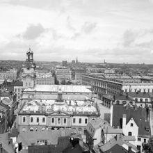 Utsikt från Tyska kyrkan mot Stortorget och Storkyrkan
