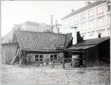 Stora Badstugatan n:r 31, gårdsinteriör