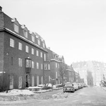 Bragevägen 1 från Engelbrekts Kyrkogata mot Östermalmsgatan