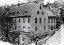 Fotografi på före detta varvschefsbostaden på Södra varvet