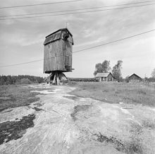 Hässelby. Landskap med kvarn