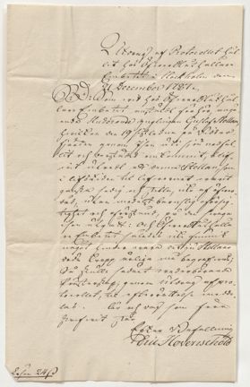 Utdrag af Protocollet, hållit hos Öfver Ståthållare Ämbetet i Stockholm den 21 December 1787.