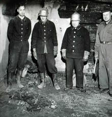 Kamratföreningen Röde Hanen, Man innebränd i Karlberg 1957