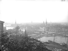 Utsikt från Mosebacke mot Gamla stan