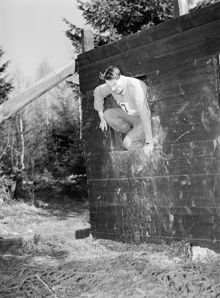 Hinderlöpning för Svea Livgarde, I1, i Sörentorp