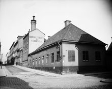 Nytorgsgatan norrut från Tjärhovsgatan. Nytorgsgatan 19 t.h.