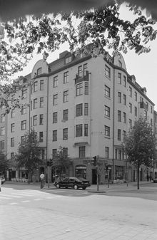 Hörnet av Fleminggatan och Agnegatan
