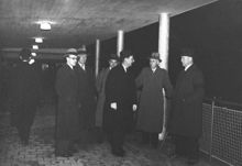 Slussenkommittén i ny gångtunnel vid Slussens trafikmaskineri
