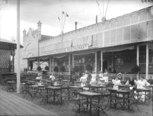 Stockholmsutställningen 1897, Strandpaviljongens uteservering