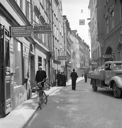 Österlånggatan vid Köpmanbrinken.